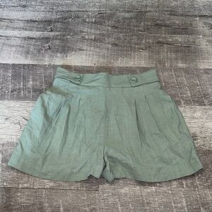 Know One Cares Pleated Dress Shorts
